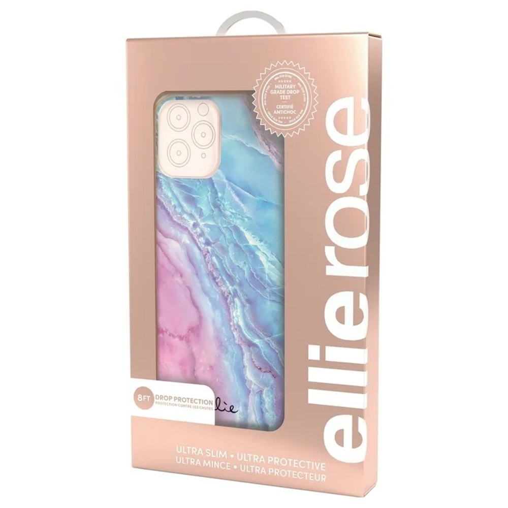 Blue and Pink Marble Phone Case